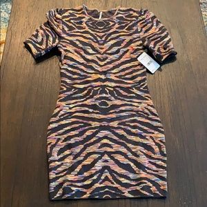 Free People take me out jacquard body-con dress